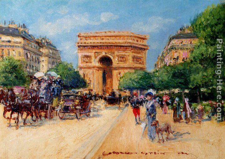 Georges Stein A Sunny Day In Paris